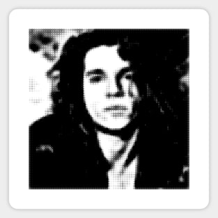 Michael Hutchence / Minimalist Graphic Artwork Design Magnet